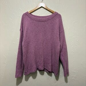 Lauren Ralph Lauren lilac wool/alpaca blend crewneck sweater (XL)